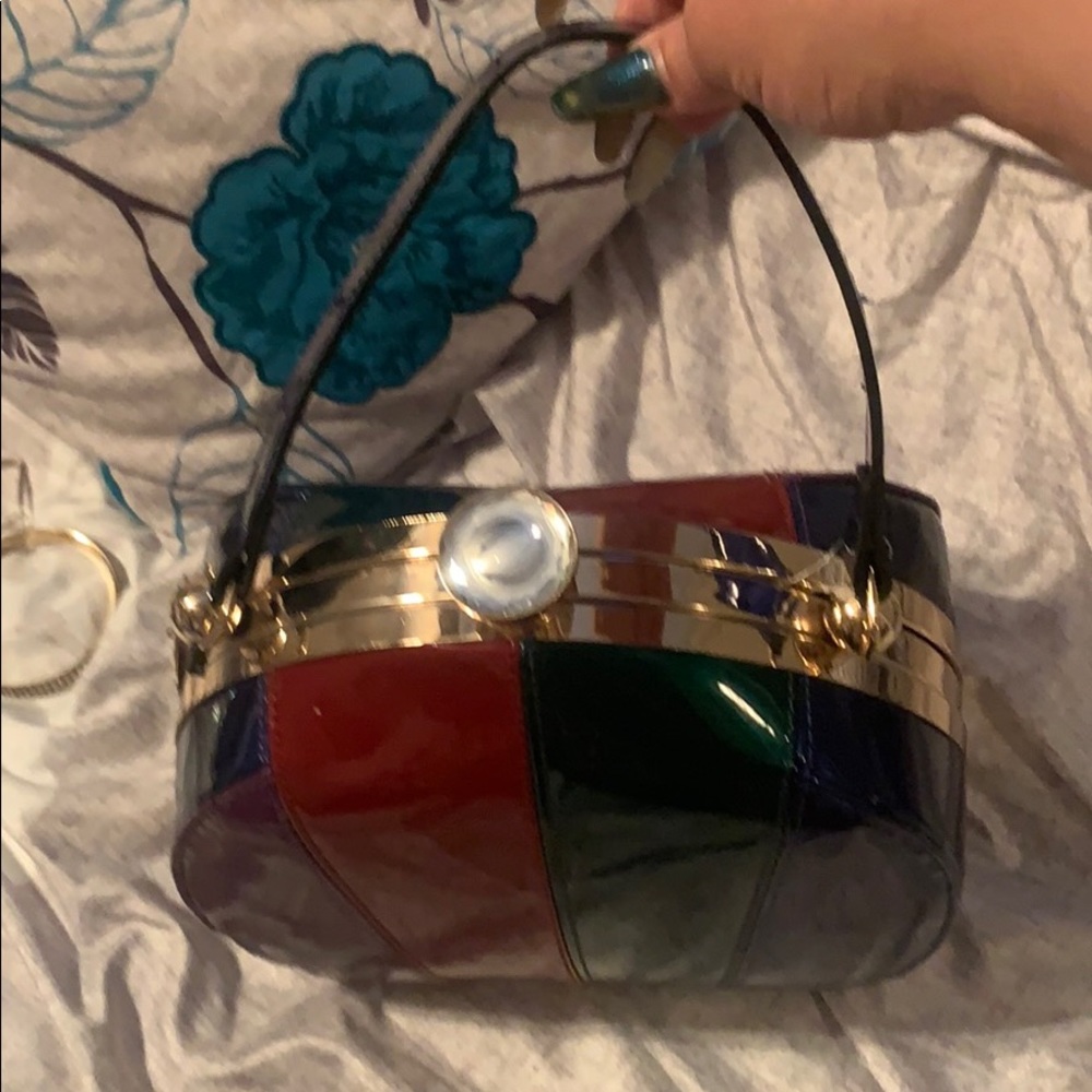 Multicolored purse